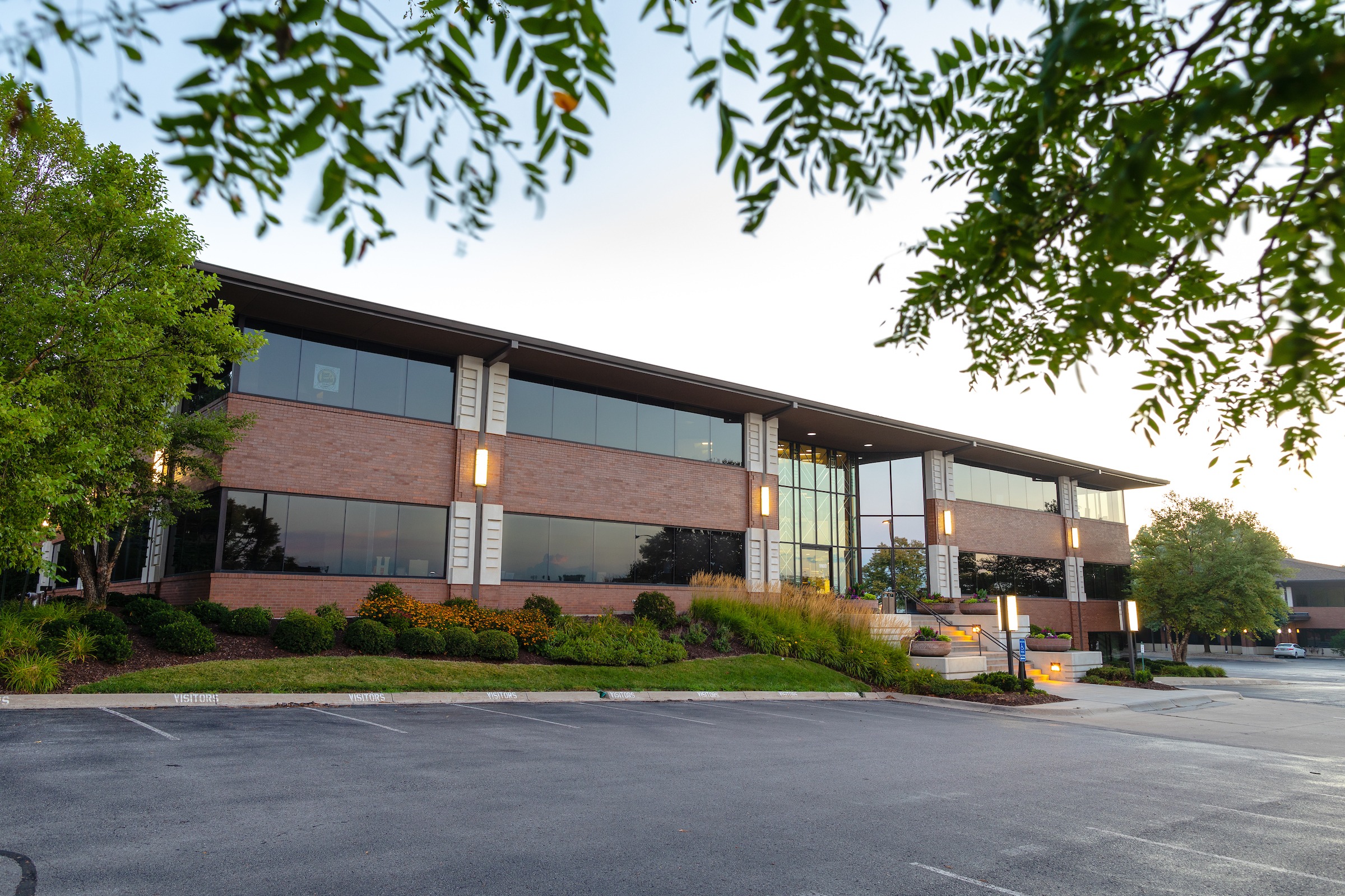 Some of Sun Valley's commercial landscaping in Omaha.